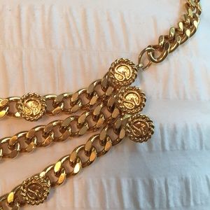 St. John Accessories - St. John Vintage Triple “SJ Medallions “ Belt St. John Accessories - St. John Vintage Triple “SJ Medallions “ Belt